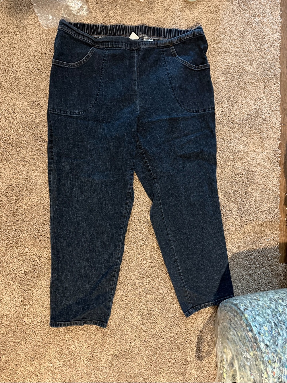 Just My Size Dark Blue Women's Pull-On Jeans